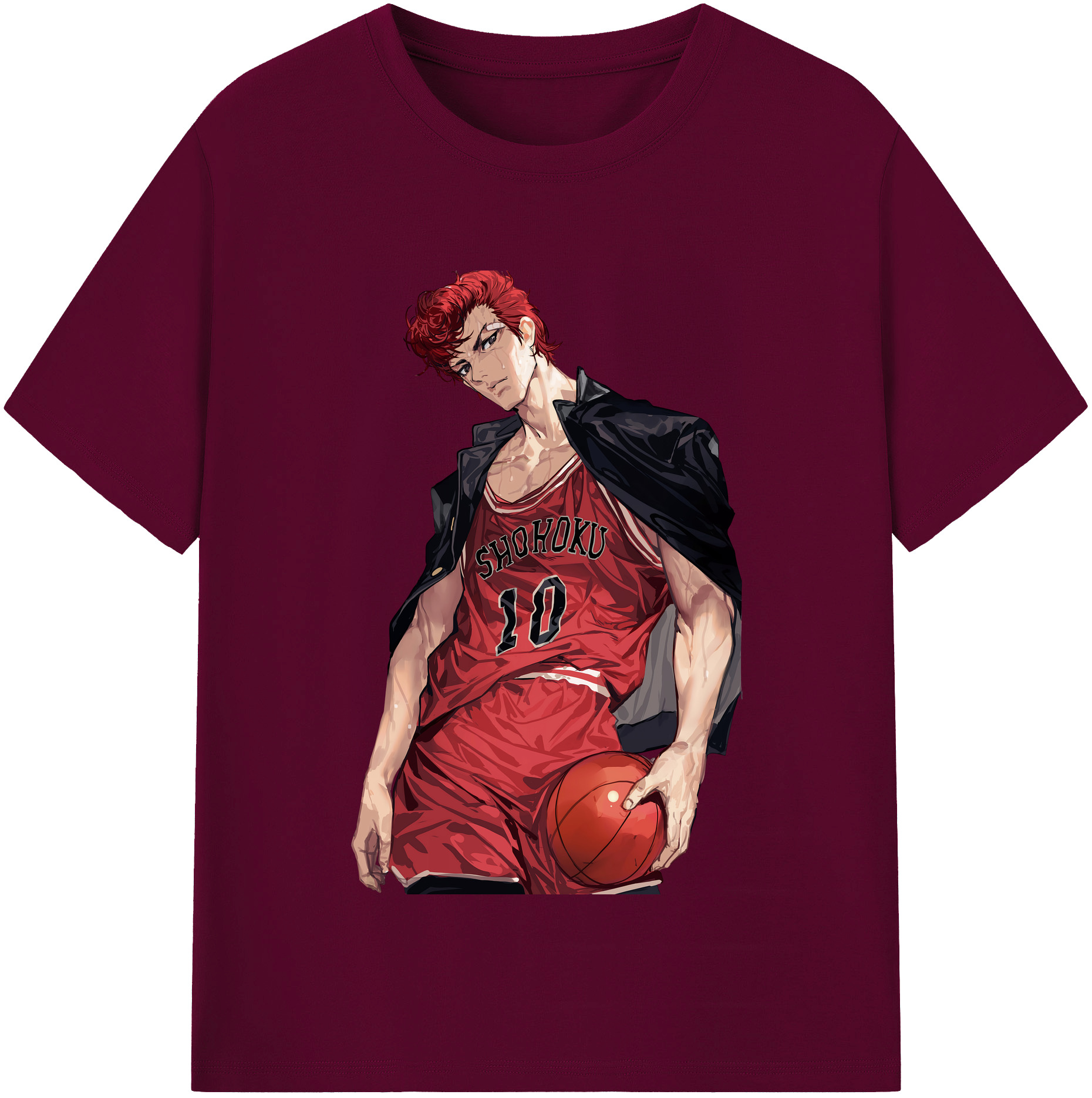 （画像用） SLAM DUNK／スラムダンク レディースカジュアルプリントTシャツ（綿100％）